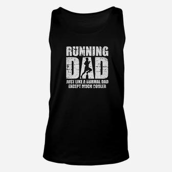 Running Dad Marathon Race Sport Daddy Father Papa Shirt Unisex Tank Top | Crazezy AU