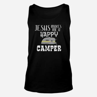 Rv God Jesus Religious Christian Family Camping Camper Unisex Tank Top | Crazezy