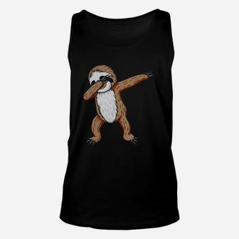 Sloth Dabbing Funny Dance Move Dab Gift Tee Shirt Black Youth B072njnngm 1 Unisex Tank Top | Crazezy AU