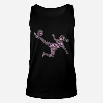 Soccer Typography Youth Girls And Women Players Unisex Tank Top | Crazezy DE