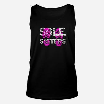 Sole Sisters Girls Hiking Girls Running Boot Prin Unisex Tank Top | Crazezy