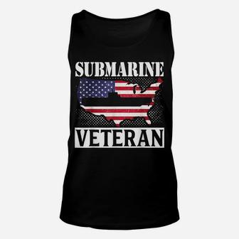 Submarine Veteran Fighting For Freedom Patriot Veterans Day Unisex Tank Top | Crazezy DE