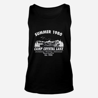 Summer 1980 Men Funny Graphic Camping Vintage Cool 80s Novelty Unisex Tank Top | Crazezy