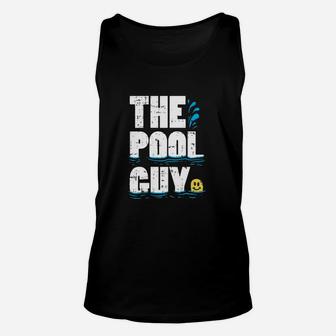 Summer Pool Guy Gifts Funny Swimming Pool Boy Unisex Tank Top | Crazezy
