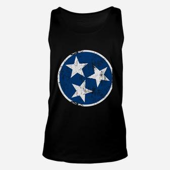 Tennessee Flag Sweatshirt Distressed Tn State Sweats Unisex Tank Top | Crazezy