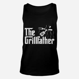The Grillfather Bbq Grill & Smoker | Barbecue Chef Unisex Tank Top | Crazezy