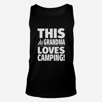 This Grandma Loves Camping Cute Camping Grandma Unisex Tank Top | Crazezy