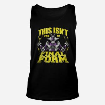 This Is Not Even My Final Form Cooler Saiyan Gym Workout Unisex Tank Top | Crazezy CA