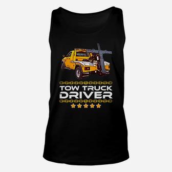 Tow Truck Driver, Tow Truck Operator Unisex Tank Top | Crazezy
