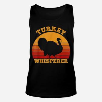 Turkey Whisperer Funny Hunting Gifts For Men Hunt Season Unisex Tank Top | Crazezy