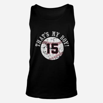 Unique Thats My Boy Baseball Player Mom Or Dad Gifts Unisex Tank Top | Crazezy