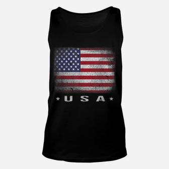 Usa American Flag 4Th July Fourth Red White Blue Star Stripe Unisex Tank Top | Crazezy DE
