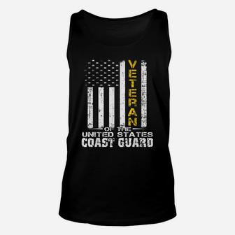 Veteran Of The United States Us Coast Guard T-Shirt Tee Unisex Tank Top | Crazezy