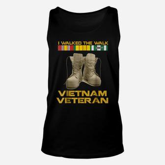 Vietnam War | Vietnam Veteran T Shirt Gift | Us Veterans Day Unisex Tank Top | Crazezy UK
