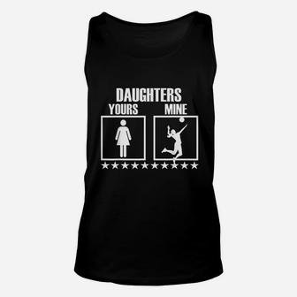 Volleyball Mom And Dad Gift For Volleyball Parent Unisex Tank Top | Crazezy