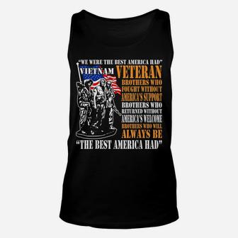 We Were The Best America Had Vietnam Veteran T-Shirt Unisex Tank Top | Crazezy AU