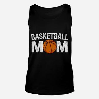 Womens Basketball Mom Funny Cute Player Mama Team Gift Unisex Tank Top | Crazezy