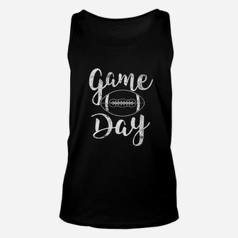 Womens Game Day Football Cute Football Unisex Tank Top | Crazezy CA
