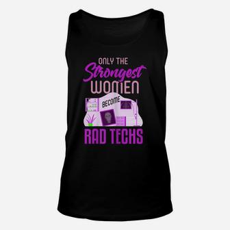 Womens Rad Tech Shirt Funny Female Radiologist Technologist Gift Unisex Tank Top | Crazezy