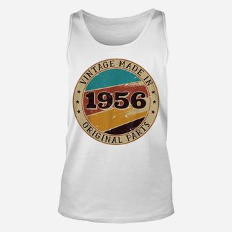 65Th Birthday Retro Vintage 65 Years Old Made In 1956 Gift Unisex Tank Top | Crazezy DE
