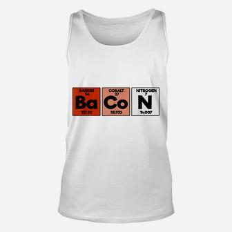 BBQ I PIG Lover I Bacon Science I Bacon Lover Elements Unisex Tank Top | Crazezy