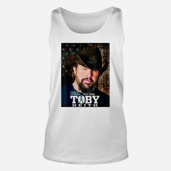 Black And White Keith Arts Tobys Outfits Singers Musician Unisex Tank Top | Crazezy