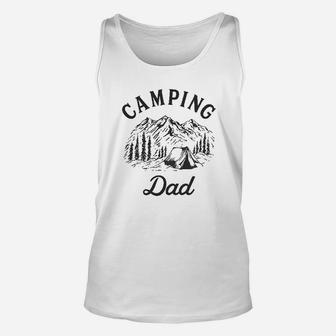 Camping Dad Cool Outdoor Vacation Fathers Day Unisex Tank Top | Crazezy
