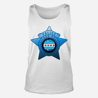 Chicago Police | Cpd | Chicago Flag And Police Badge Sweatshirt Unisex Tank Top | Crazezy