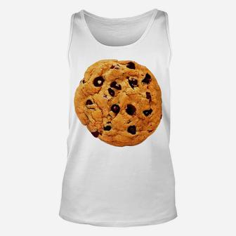 Chocolate Chip Cookie Costume Shirt Last Minute Lazy Party Unisex Tank Top | Crazezy