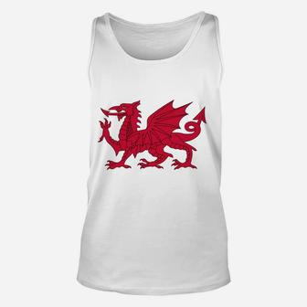 Dragon Of Wales Flag Cool Welsh Cymru Flags Men Women Gift Sweatshirt Unisex Tank Top | Crazezy AU