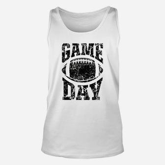 Football Game Day Funny Team Sports Gifts Men Women Vintage Unisex Tank Top | Crazezy DE
