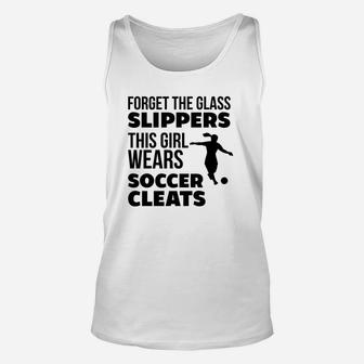 Funny College Women Soccer For Player Or Goalie Unisex Tank Top | Crazezy