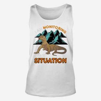Funny Pet Monitor Lizard Gift Humor Graphic Reptile Unisex Tank Top | Crazezy AU