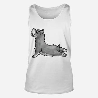 Funny Schnauzer Yoga Cute Dog Gift Tee Unisex Tank Top | Crazezy CA