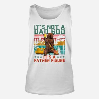It's Not A Dad Bod It's Father Figure Bear Beer Lover Gift Unisex Tank Top | Crazezy