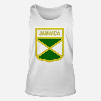 Jamaica Soccer Football National Team Crest Unisex Tank Top | Crazezy