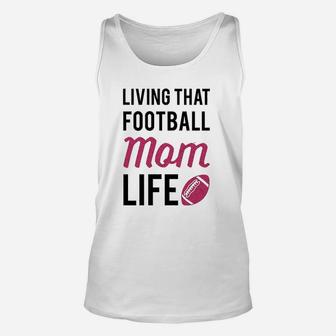 Living That Football Mom Life Athletic Unisex Tank Top | Crazezy AU