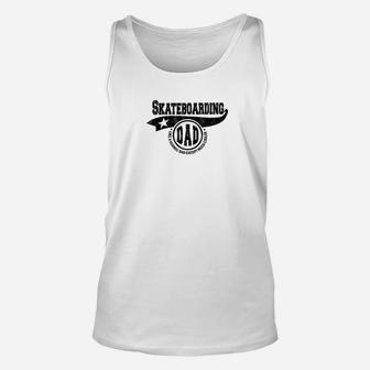 Mens Skateboarding Dad Fathers Day Gift Father Sport Men Unisex Tank Top | Crazezy
