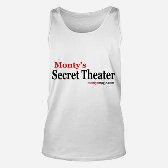 Monty's Secret Theater Unisex Tank Top | Crazezy