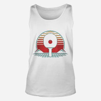 Ping Pong Retro Vintage 80s Style Table Tennis Gift Unisex Tank Top | Crazezy