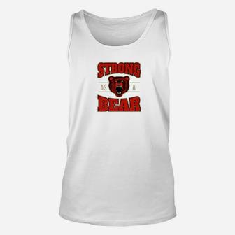Strong As A Bear Fitness Gym Workout Mens Unisex Tank Top | Crazezy