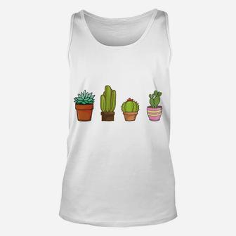 Succulent Gifts For Women Cactus Garden - What The Fucculent Unisex Tank Top | Crazezy UK