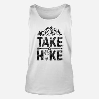 Take A Hike Outdoor Hiking Nature Hiker Vintage Gift Unisex Tank Top | Crazezy AU