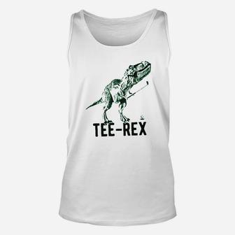 Tee Rex Golf Funny Dinosaur Trex Gift Unisex Tank Top | Crazezy AU