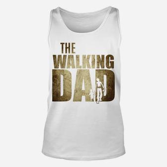 Walking Dad Gift Funny Father Xmas Birthday Gift For Dad Unisex Tank Top | Crazezy