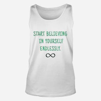 Yoga Believe In Yourself Chakra Soul Endless Sign Unisex Tank Top | Crazezy UK