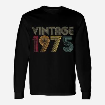 44Th Birthday Gifts Year Old - Vintage 1975 Unisex Long Sleeve | Crazezy