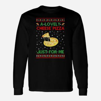 A Lovely Cheese Pizza Shirt Funny Kevin X-Mas Unisex Long Sleeve | Crazezy CA