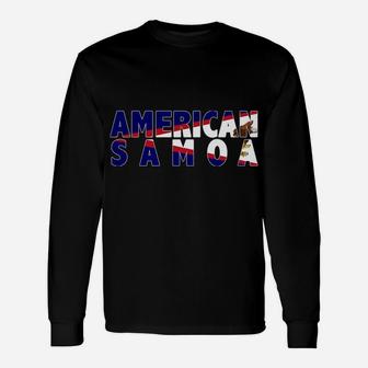 American Samoa Flag Gift For Patriotic American Samoans Sweatshirt Unisex Long Sleeve | Crazezy