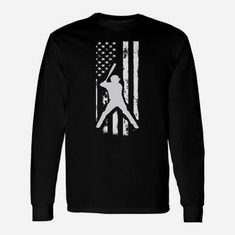 American Usa Flag Baseball Hoodie Distressed Hooded Top Gift Unisex Long Sleeve | Crazezy UK